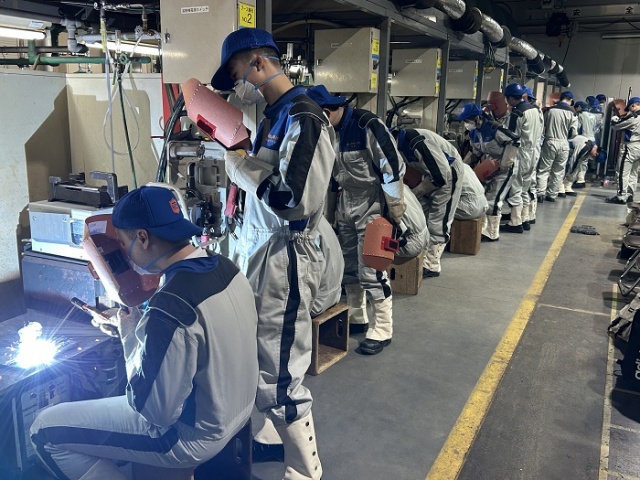 【2年生】ワンチームで資格取得頑張ってます!〜アーク溶接特別教育講習〜