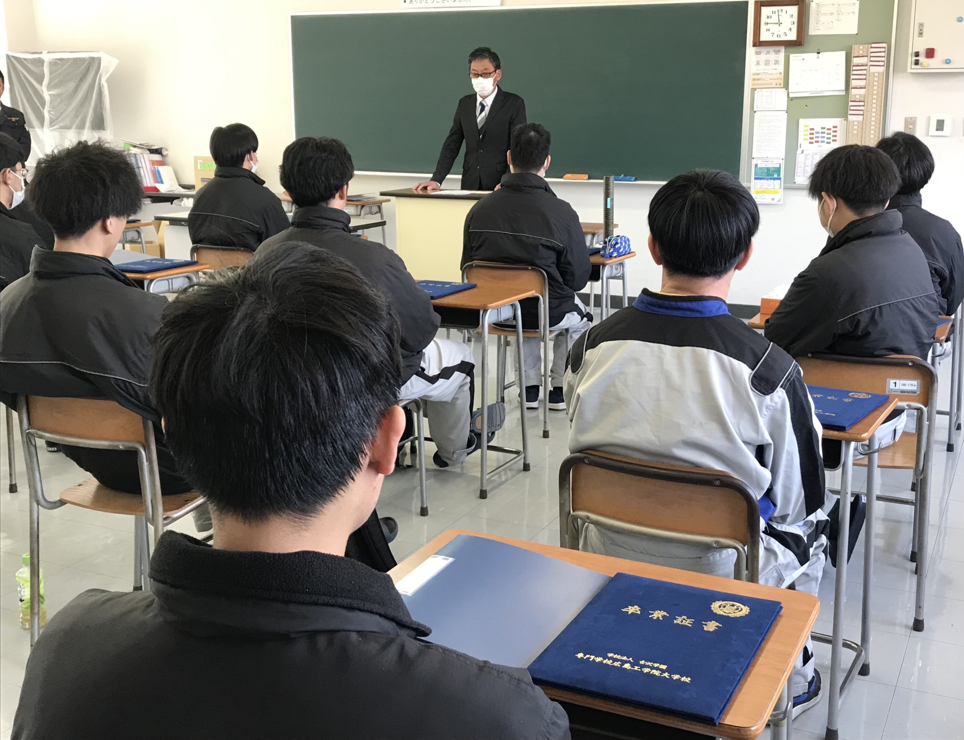 【卒業学年】授業最終日