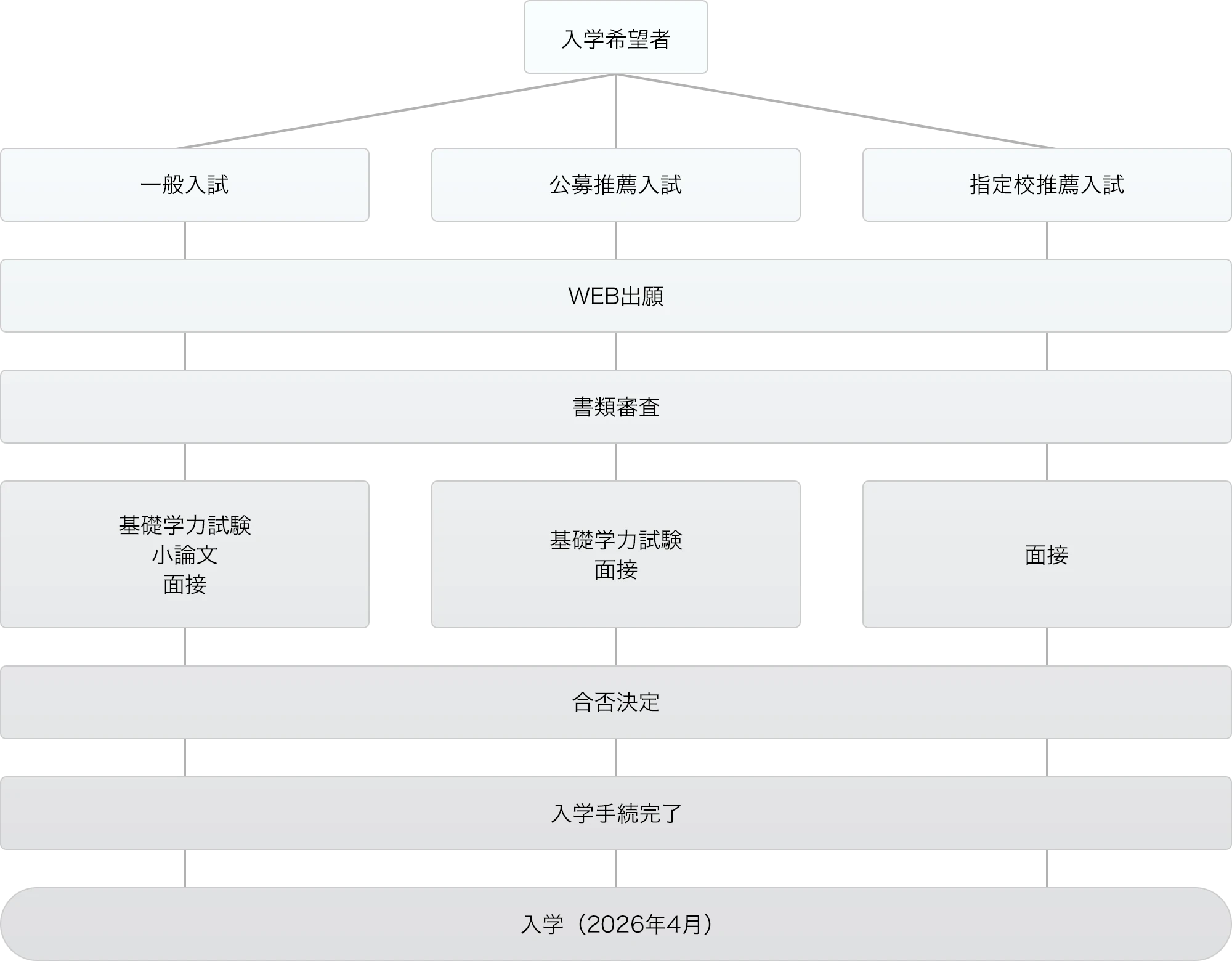 願書提出から入学までの流れ