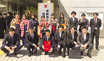 卒業式の様子